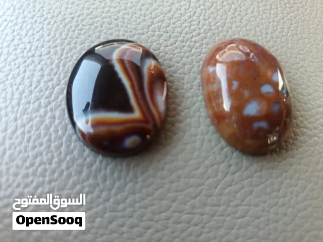 Orginal Sulmani. Aqeeq Pair - Natural Agate Cabochons -Premium Quality