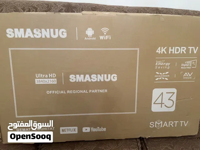 شاشة سامسونج سمارت 43 للبيع جديدة بالباكوا