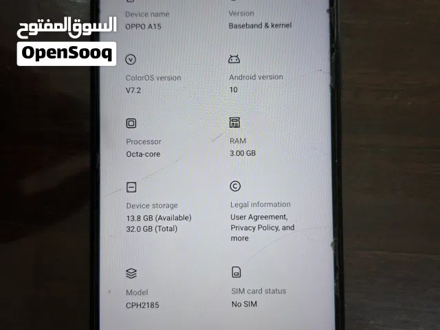 Oppo A15 32 GB in Alexandria