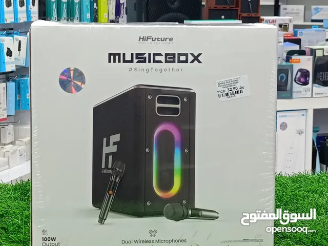 HI FUTURE SPEAKER WITH DUAL WIRELESS MICROPHONE