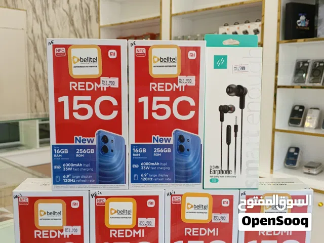 Redmi, 15c, 128Gb, 42/ -rial, New, with Earphones