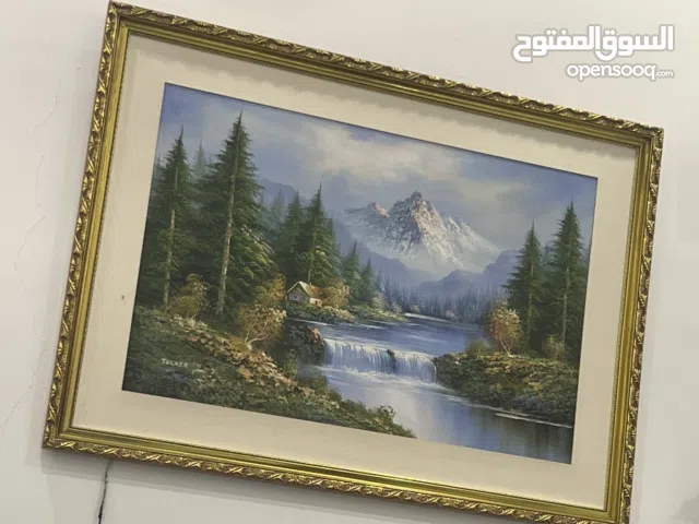 لوحة مرسوم رسم غاية بالجمال لوحة عالميةبتوقيع الغنان