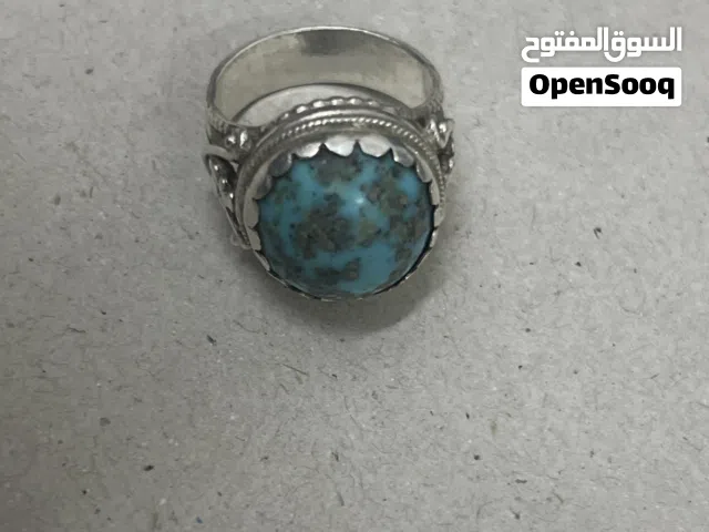 خاتم فيروز اصلي طبيعي قديم جداً