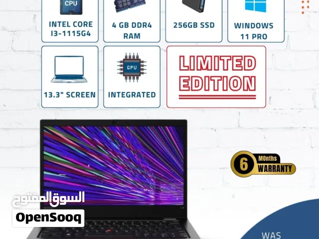 لابتوب لينوفو Lenovo Thinkpad L13 Gen2-كور اي 3 جيل 11-4 جيجا رام-256 جيجا-13.3 انش-وندوز11 Laptop