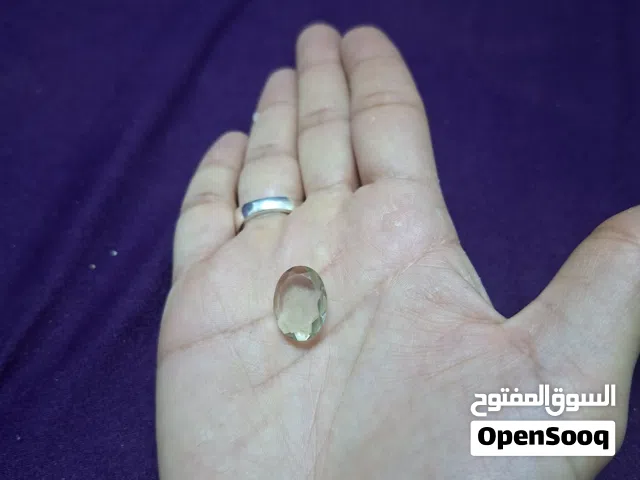 حجر أمتيست جمشت أخضر طبيعي مع فحص natural green amethyst stone
