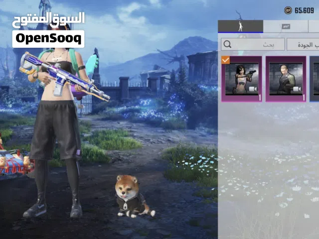 حساب. ببجي للبيع