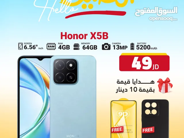 HONOR X5B ( 64GB ) / RAM 4 NEW /// هونور اكس 5 بي ذاكرة 64 رام 4 الجديد