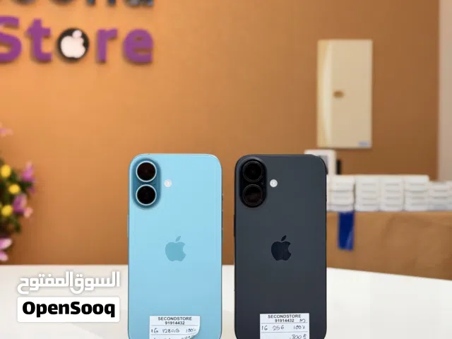 iPhone 16 128 / 256 GB 100% battery with and with out apple warranty