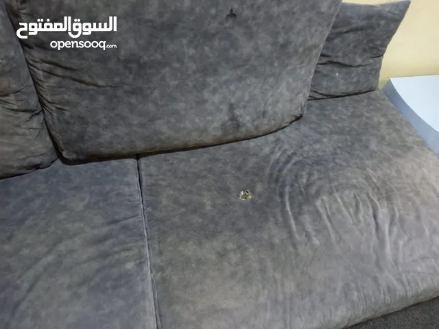 طقم كنب حرف L+ثنائية كل شيء موضح بالصورة