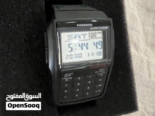 ساعة يد رقمية ديجيتال لون اسود جديده غير مستخدمة