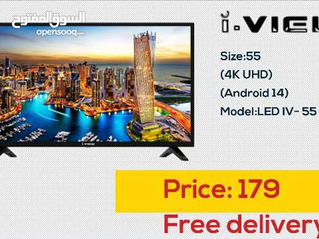 اقوى العروض شاشات اي فيو 55 انش 4k سمارت اندرويد14 بافضل سعر بالمملكه شامل توصيل مجانا