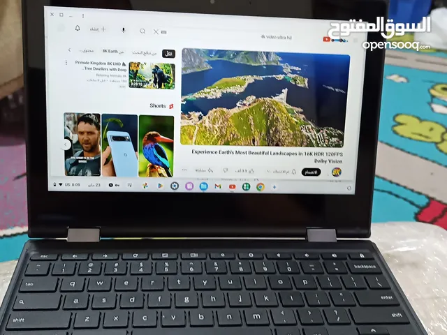 Laptop Lenovo Chromebook 300e 4 Ram 32 GB like new 12 inch touch screen