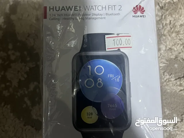ساعتين HUAWEI watch fit 2 مستعملة بحاله الوكالة للبيع بسعر مغري