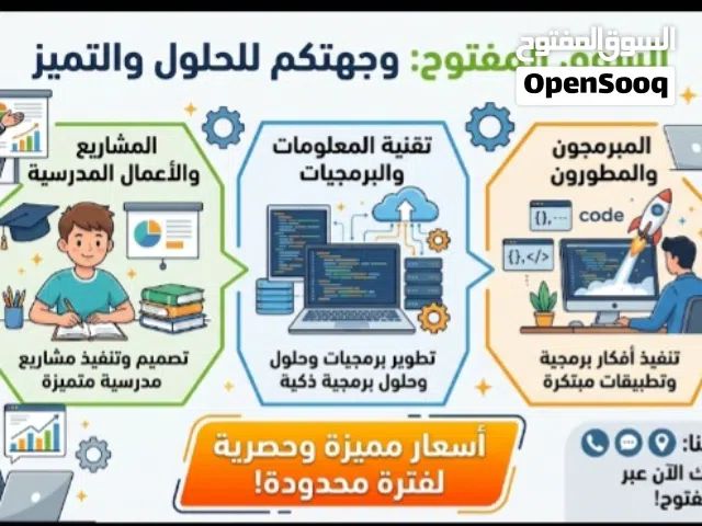 مهندس برمجيات لمشاريع التخرج والأعمال المدرسية - دقة هندسية