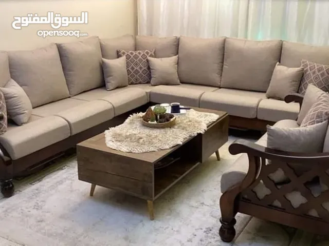 اطقم كورنر(9) مقاعد خشب زان ( مورس الاردن ) اشتريه للعمر كله