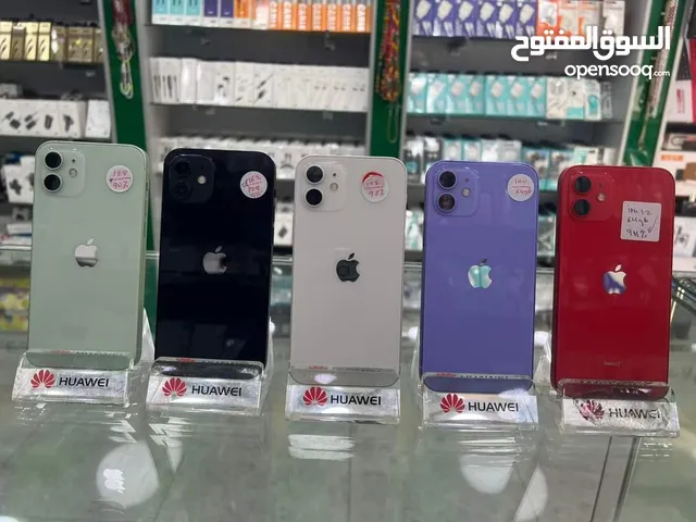 متوفر ايفونات 12 اصلي جيجا 64 و 128 بطارية مشكل هدية كفر ولزقة وشاحن الاصلي متوفر توصيل