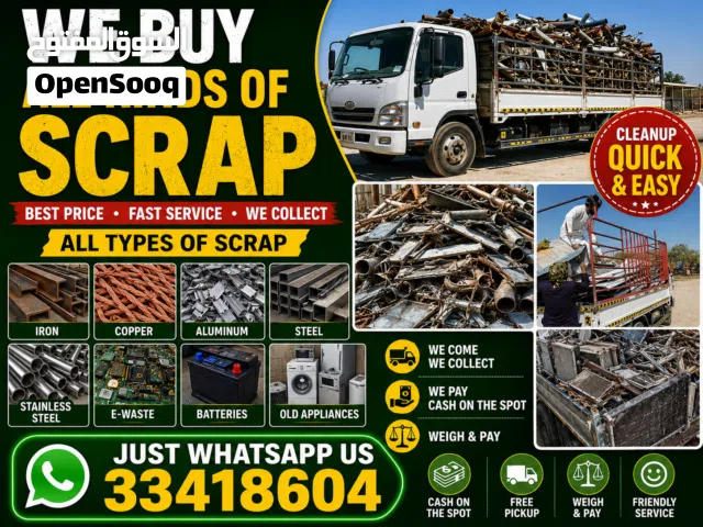 we are buying all kinds of Scrap