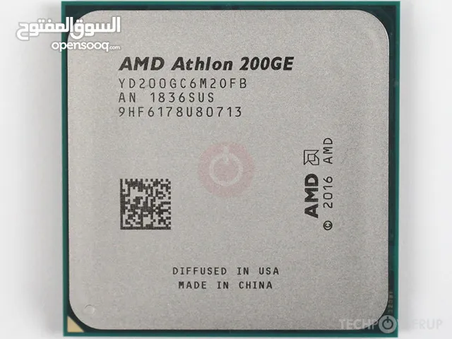 معالج amd athlon 200ge مع مروحته مستعمل