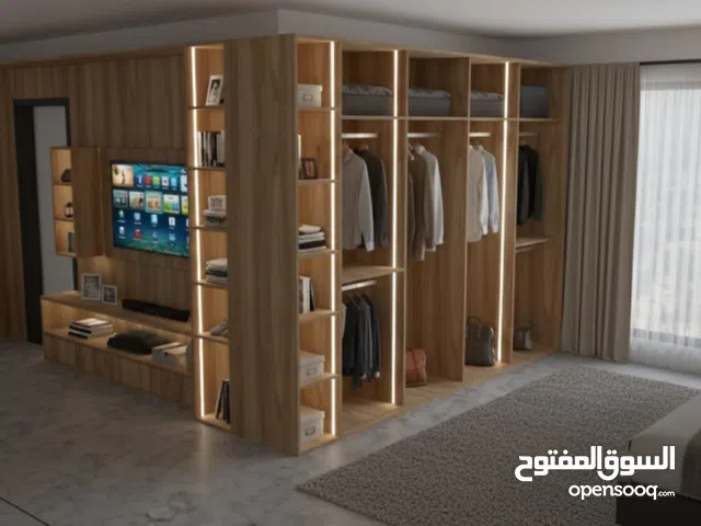 غرف نوم وخزائن وديكورات