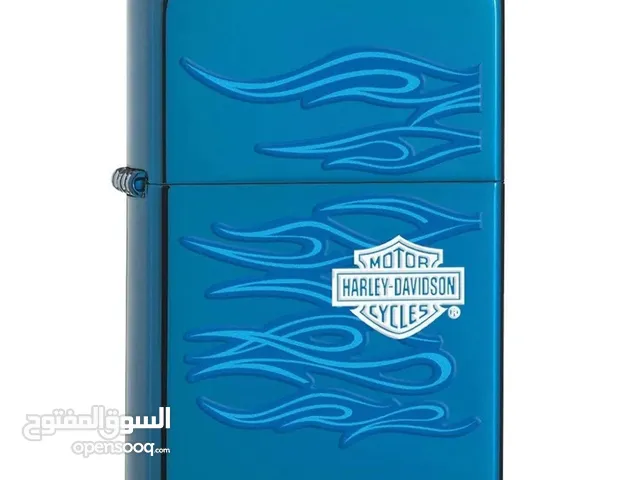 Zippo Harley-Davidson High Polish Blue With Flame