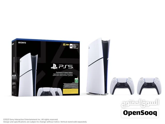 Sony PlayStation 5 with 2 DualSense Controlles Jumbo edition