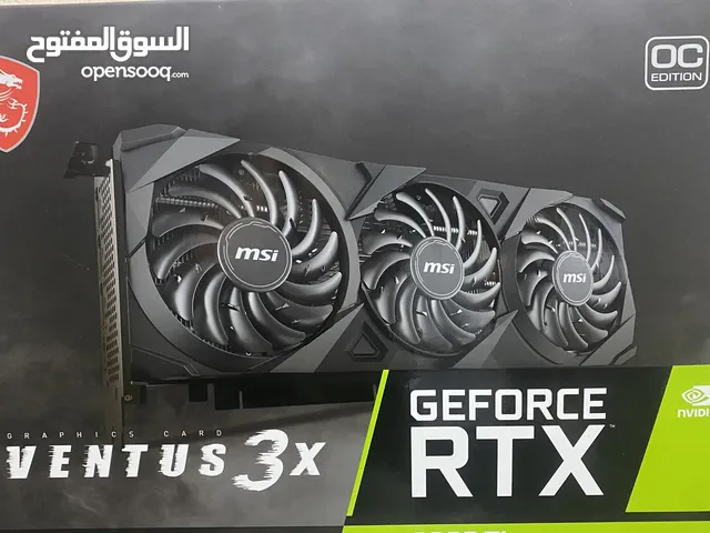 Used - Graphics Card - MSI VENTUS 3X - Geforce RXT 3060 Ti كرت شاشة - مستخدم
