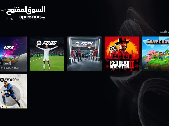 حساب بلايستيشن ستور أمريكي للبيع فيه 6 ألعاب