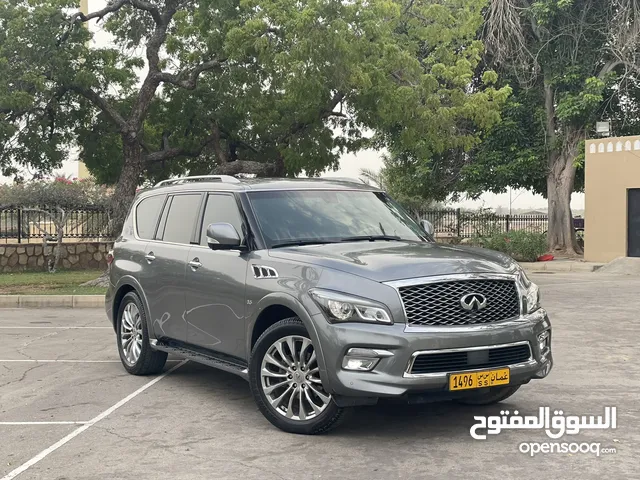 انفنتي QX80 خليجي بهوان صبغ وكاله وسيرفس الوكاله اطارات برجستون