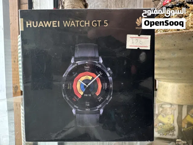 HUAWEI Watch GT 5 NEW 46mm Color:Black Strap:Black Fluoroelastomer Strap