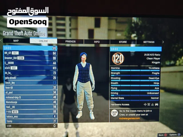 GTA Accounts and Characters for Sale in Dhofar