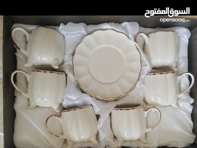 سيت فناجين قهوة أبيض