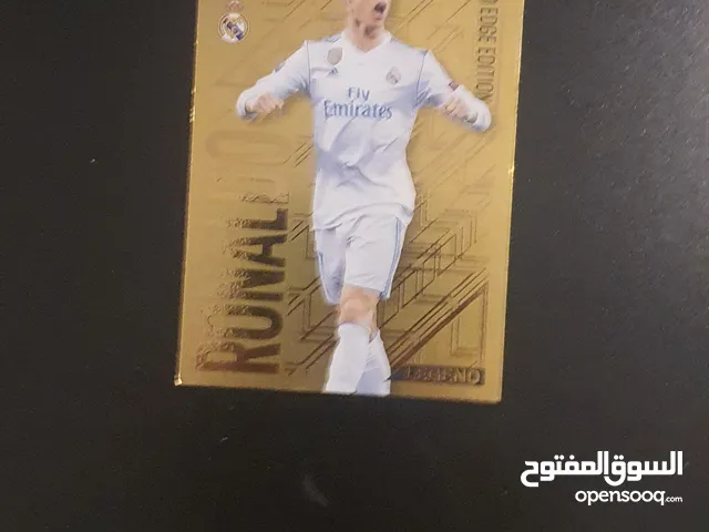 كرت كرستيانو رونالدو الذهبي cr7 card