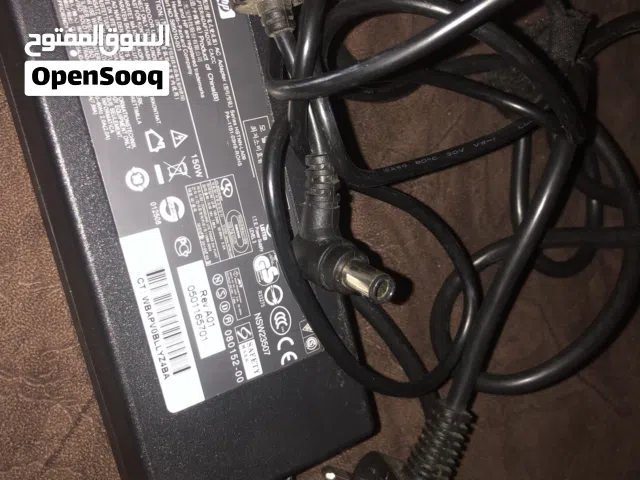 للبيع شاحن لابتوب HP أصلي 150 واط (150W) بحالة ممتازة جداً وشبه جديد .