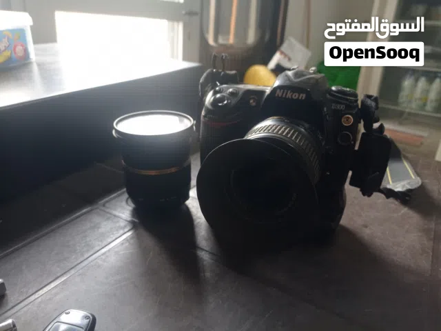 عدستين مع كاميرا Nikon d300 مع فلاش