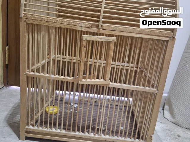 قفص بلابل خشبي