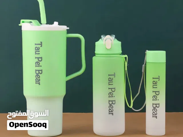 لا تشرب الماء عشوائياً! طقم القوارير الذكي (3 في 1) لتحفيز يومك.