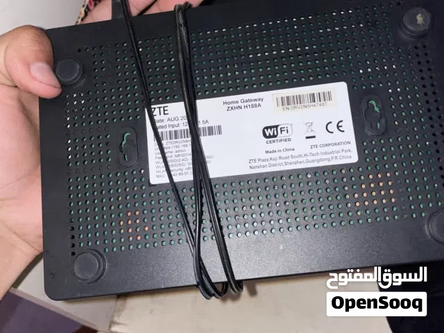 راوتر لسا جديد مشاء الله استعمال شهرين معاه حاجاته كلها ماركه ZTA