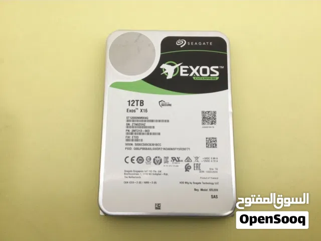 Seagate 12TB Enterprise HDD – Data Center Grade