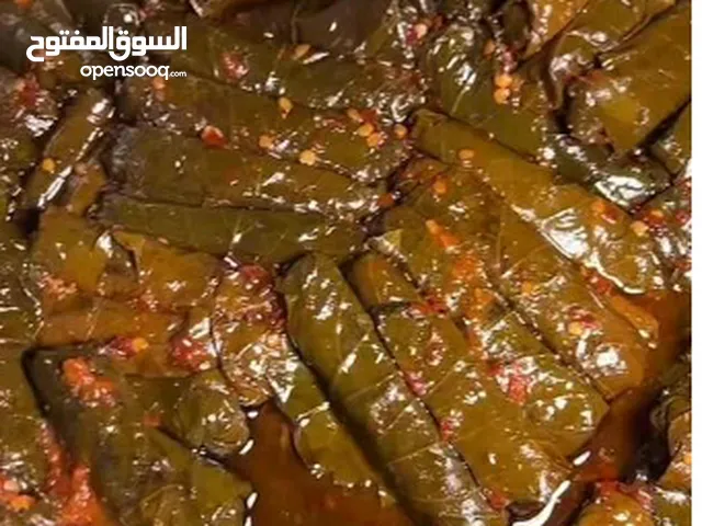 يتوفر محشى ورق عنب  فتة ورق عنب