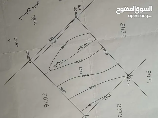 “قطعة أرض للبيع في منطقة حيوية بعطلة الرصيفة”