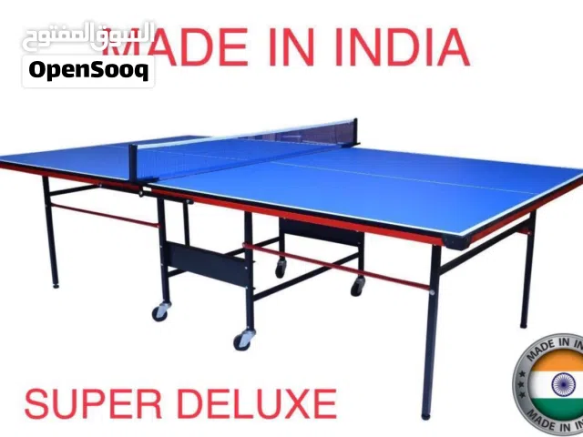 طاولة تنس Super Max صناعه هنديه حجم 9قدم جديد مع طاوله مضارب هديه وطابات عدد 3 يوجد خدمة توصيل وتركي