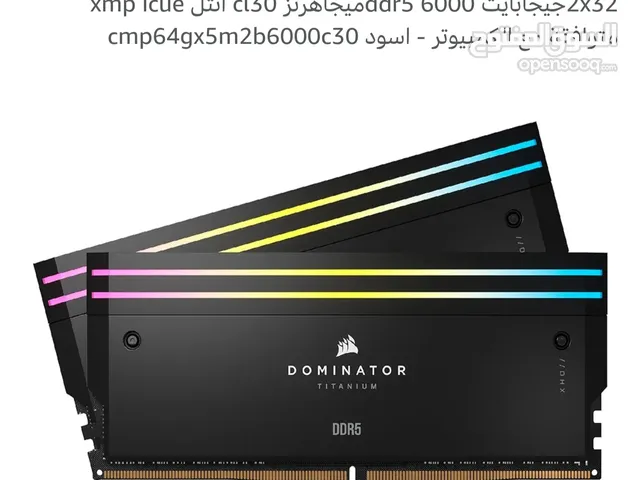 Ram 62gb ddr5 6000 mhz dominator titanium