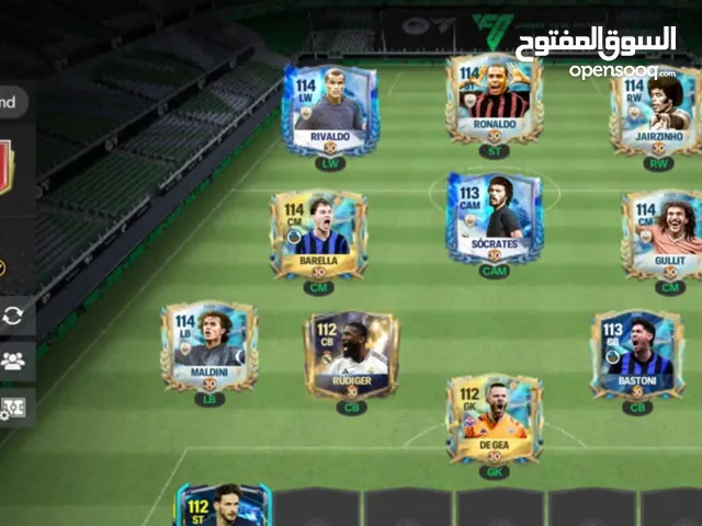 حساب فيفا موبايل 114 متعوب علي