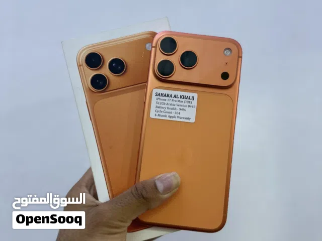 iPhone 17 Pro Max 512Gb Cosmic Orange Arabic Version Used