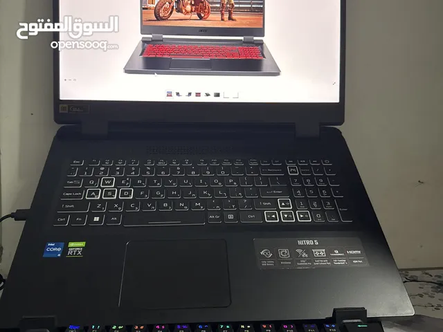 LAPTOP ACER NITRO 5 GAMING Less than a year of usage and good conditon