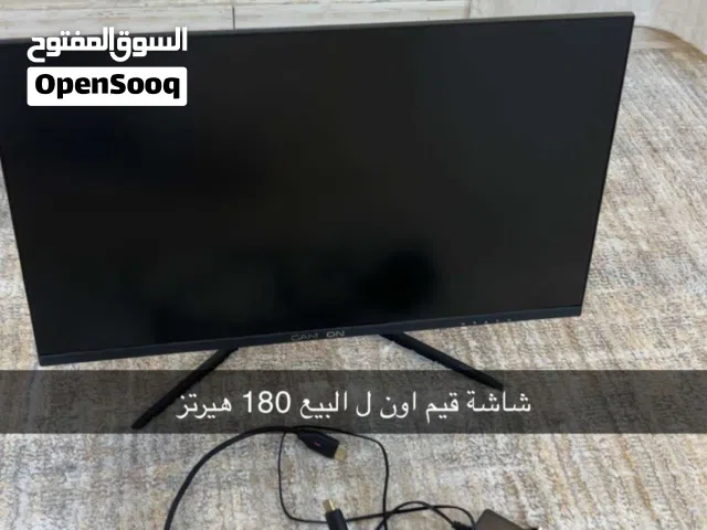 شاشة قيم اون 180 هيرتز نضيفه ما تشكي من شي أمورها طيبة 24 انج