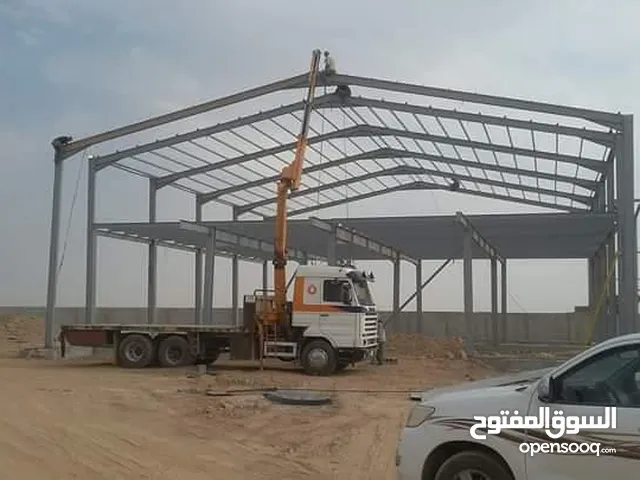 هناجر مظلات سيارات مستودعات جلسات مستودعات شبوك زراعي هناقر