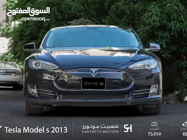Tesla Model S 2013 60   المسافة المقطوعة : 75,010 كيلو