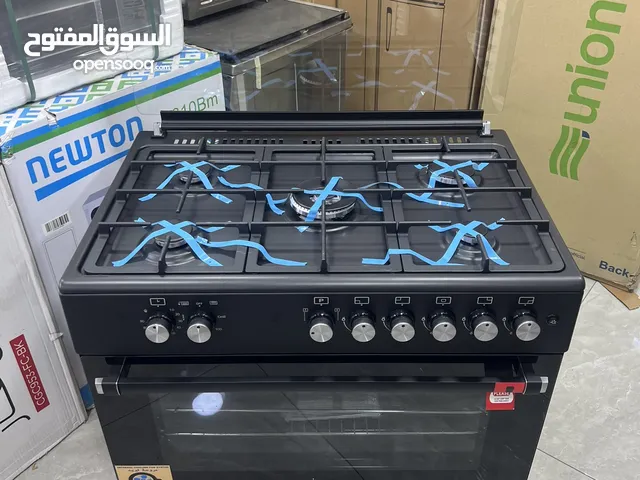 فرن غاز كونتي اسود 90 سم فل سفتي منصب ثقيل  لست الكل