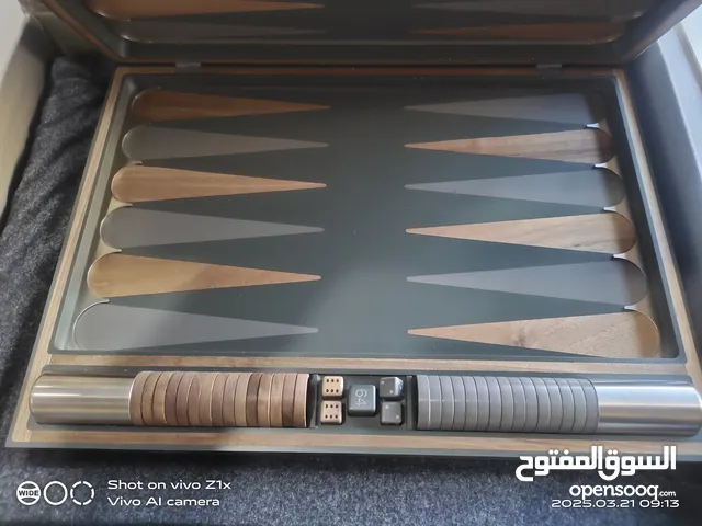 Brunello cucinelli wood backgammon board